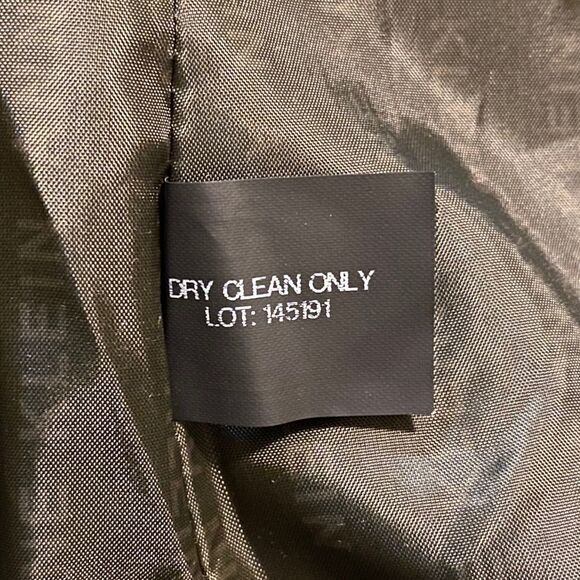 Anne Klein Dark Olive Double-Breasted Wool Cashmere Blend Coat Size 4 NWT - Picture 8 of 9